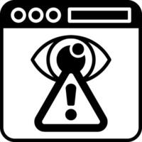 ícone de vetor de spyware