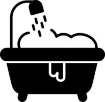 ícone de vetor de banho