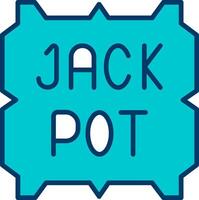 ícone de vetor de jackpot