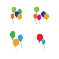 desenho de balões, festa celebração aniversário feriado decoração e entretenimento, ilustração vetorial vetor