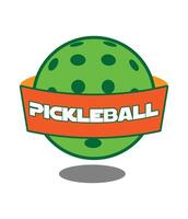 pickleball logotipo vetor