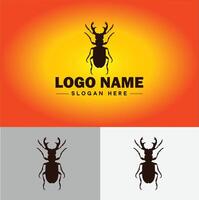 besouro logotipo vetor arte ícone gráficos para companhia marca o negócio logotipo modelo