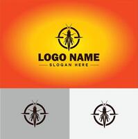 gafanhoto logotipo vetor arte ícone gráficos para companhia marca o negócio ícone gafanhoto logotipo modelo