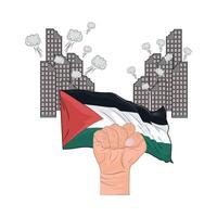 livre Palestina ilustração vetor