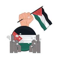 livre Palestina ilustração vetor