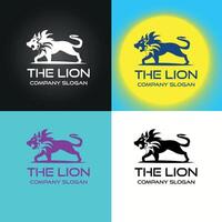 a leão logotipo vetor