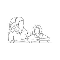 mãe e dela criança vetor ilustração