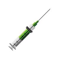 vacinação de seringa de remédio vetor