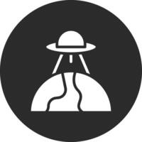 UFO terra vetor ícone