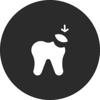 dental o preenchimento vetor ícone