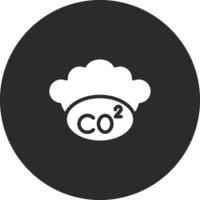 ícone de vetor de co2