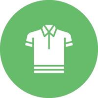 ícone de vetor de camisa polo