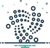 ícone de mistura para iota vetor