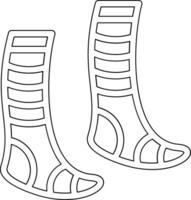 ícone de vetor de meias