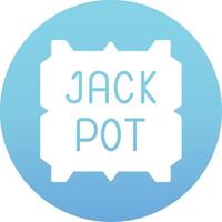 ícone de vetor de jackpot