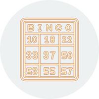 ícone de vetor de bingo