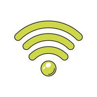 conexão wi-fi à internet vetor