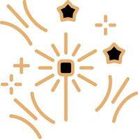 ícone de vetor de fogos de artifício
