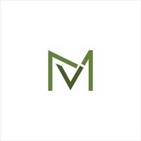 inicial carta mv logotipo ou vm logotipo vetor Projeto modelo