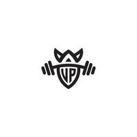 vp linha ginástica inicial conceito com Alto qualidade logotipo Projeto vetor