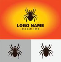 aranha logotipo vetor arte ícone gráficos para companhia marca o negócio ícone aranha logotipo modelo