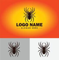 aranha logotipo vetor arte ícone gráficos para companhia marca o negócio ícone aranha logotipo modelo