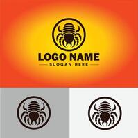 aranha logotipo vetor arte ícone gráficos para companhia marca o negócio ícone aranha logotipo modelo