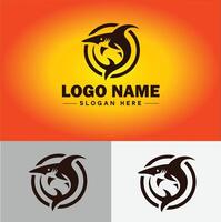 Tubarão logotipo vetor arte ícone gráficos para companhia marca o negócio ícone Tubarão logotipo modelo