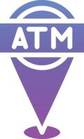 atm localização vetor ícone