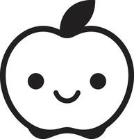 corecraft precisão vetor maçã emblema edenglow artístico maçã vetor símbolo