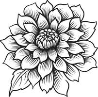 etéreo flor vetor logotipo simbolismo artístico floral sotaque monocromático ícone