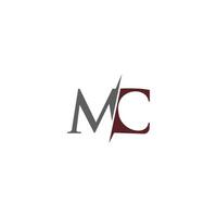inicial carta mc logotipo ou cm logotipo vetor Projeto modelo