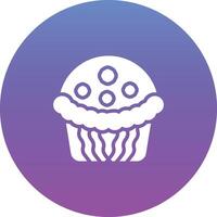 ícone de vetor de muffin