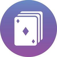 ícone de vetor de cartas de jogar