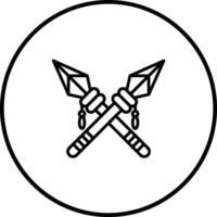 ícone de vetor de lança