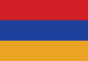 Armênia nacional oficial bandeira símbolo, bandeira vetor ilustração.