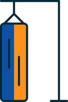 soco saco linha preenchidas dois cores ícone vetor