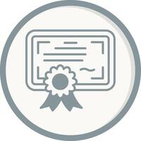 ícone de vetor de certificado