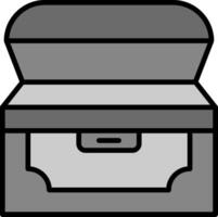 ícone de vetor de baú de tesouro