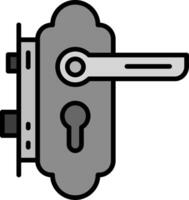 fechadura da porta vetor ícone
