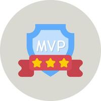 ícone do vetor mvp