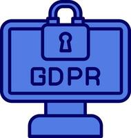 gdpr vetor ícone