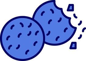 ícone de vetor de biscoitos