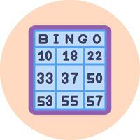 ícone de vetor de bingo