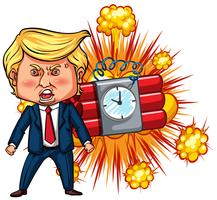 Presidente Trump e time bomb