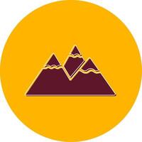 rochoso montanhas vetor ícone