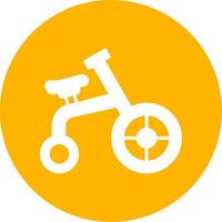 acrobático bicicleta vetor ícone
