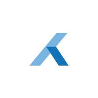 inicial carta k logotipo vetor Projeto modelo
