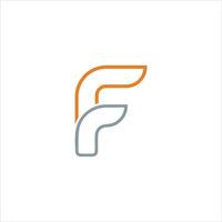 inicial carta fr ou rf logotipo vetor desenhos