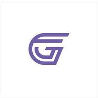 inicial carta fg logotipo ou gf logotipo vetor Projeto modelo